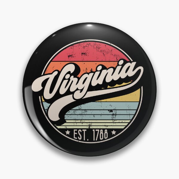 Item preview, Retro Virginia Distressed Sunset Design designed and sold by gorillamerch.