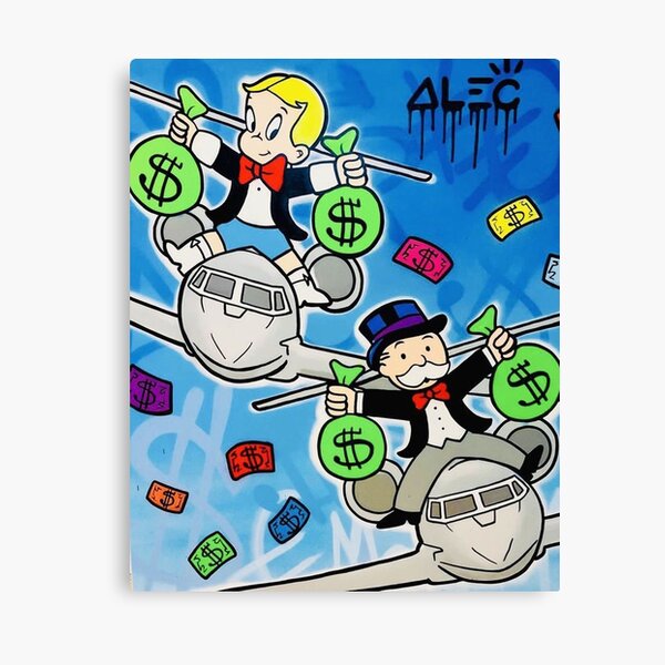 Alec Money Monopoly Artwork Cartoon Rich Man Upperclass Society