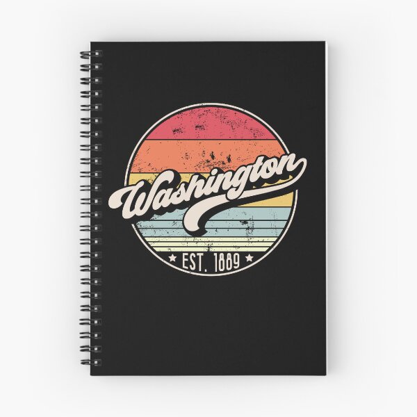 Item preview, Retro Washington Distressed Sunset Design designed and sold by gorillamerch.