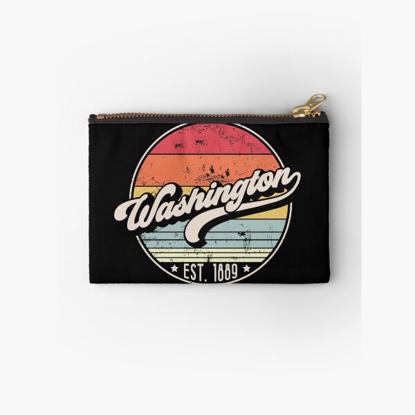 Item preview, Retro Washington Distressed Sunset Design designed and sold by gorillamerch.