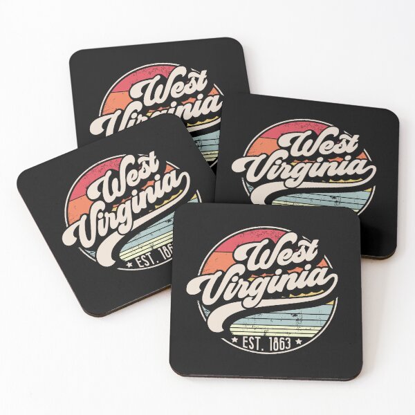 Item preview, Retro West Virginia Distressed Sunset Design designed and sold by gorillamerch.