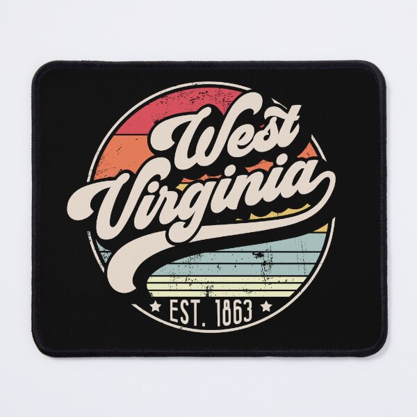 Item preview, Retro West Virginia Distressed Sunset Design designed and sold by gorillamerch.