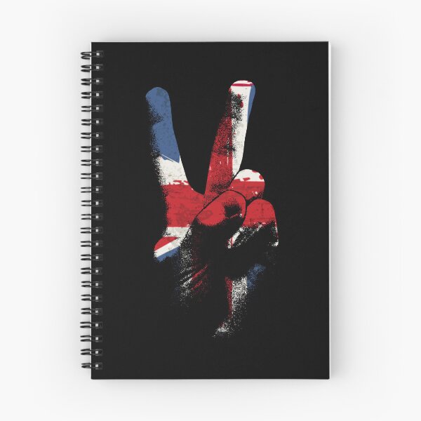 Item preview, Great Britain Flag Peace Sign Hand Peace In England Gear designed and sold by DynamicDesign.
