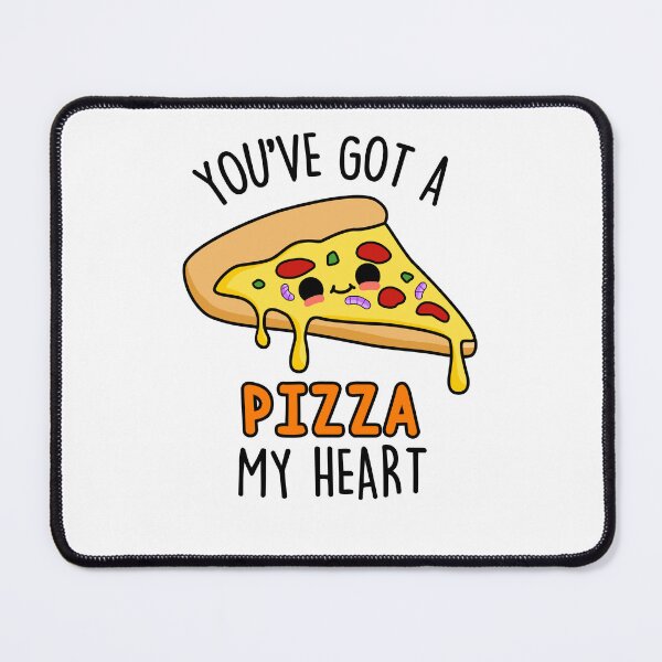 Item preview, You've Got A Pizza My Heart Funny Food Puns designed and sold by punnybone.
