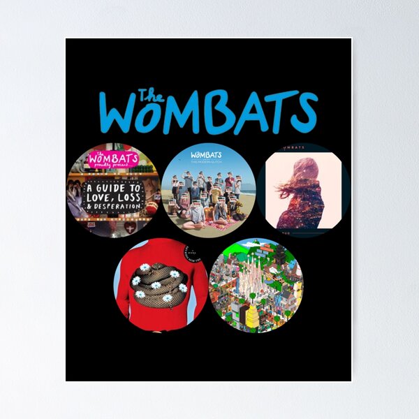 Vista previa del artículo con la obra «Camiseta clásica de los Wombats Camiseta de los Wombats y», diseñado y vendido por Harrell4567.