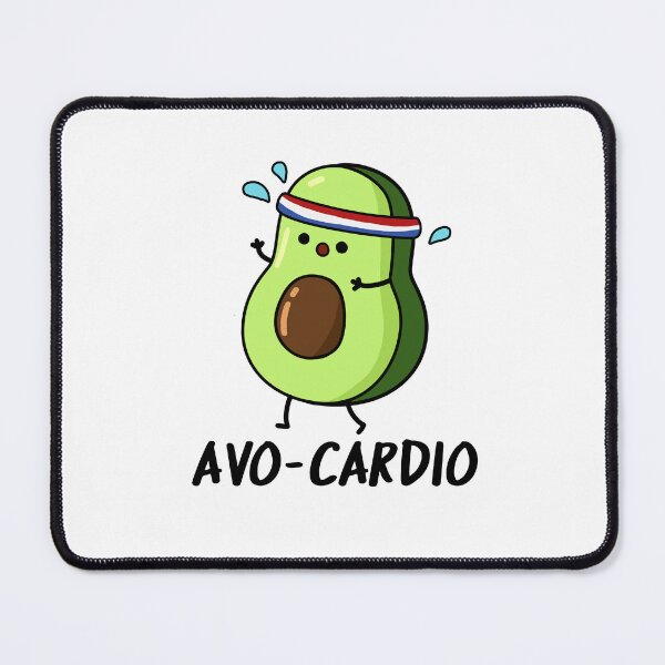 Item preview, Avoc-ardio Funny Avocado Puns designed and sold by punnybone.