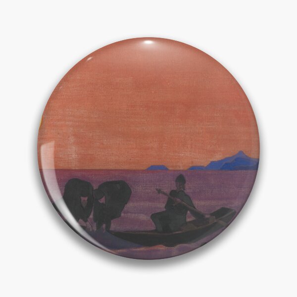Item preview, Nicholas Roerich  And We Continue Fishing From The Series Sancta  Landscape designed and sold by TeeARTHY.
