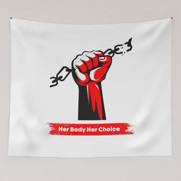 Item preview, Her Body Her Choice Pro Choice Reproductive Rights designed and sold by Micosmile.