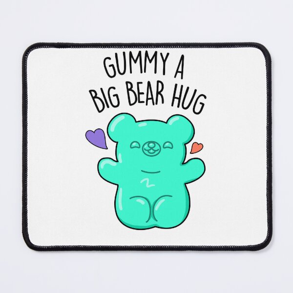 Item preview, Gummy A Big Bear Hug Funny Candy Puns  designed and sold by punnybone.