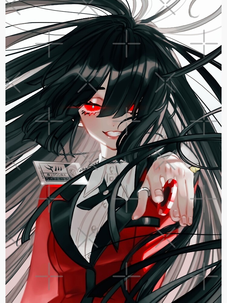 Kakegurui – Compulsive Gambler Anime Mangaka Character, Anime, black Hair,  label, manga png | Klipartz