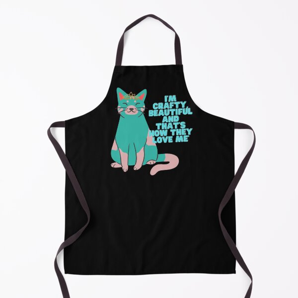Item preview, Cute princess cat: I´M CRAFTY BEAUTIFUL AND THAT´S HOW THEY LOVE ME designed and sold by EMIPRINCESS.