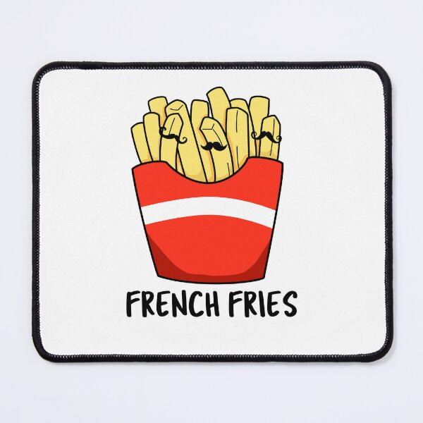 Item preview, French Fries Funny Fast Food Puns designed and sold by punnybone.