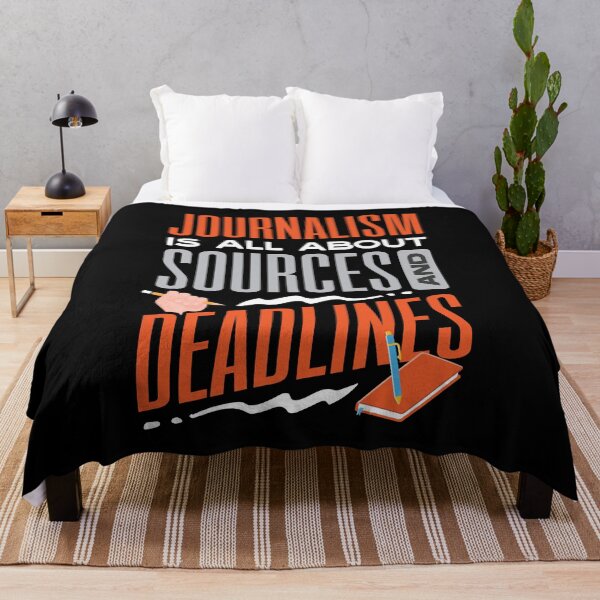 Item preview, Journalist Journalism Is All About Sources And Deadlines designed and sold by ShopTheStyle.