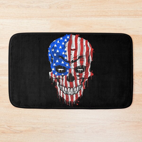 Item preview, American flag skull designed and sold by SwanDive.