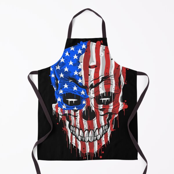 Item preview, American flag skull designed and sold by SwanDive.