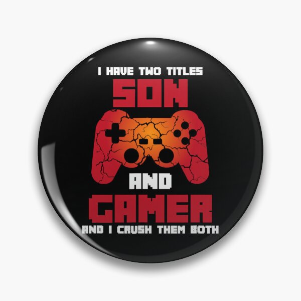 Item preview, I Have Two Titles Son Gamer I Crush Classic T-Shirt designed and sold by amberk1cira.