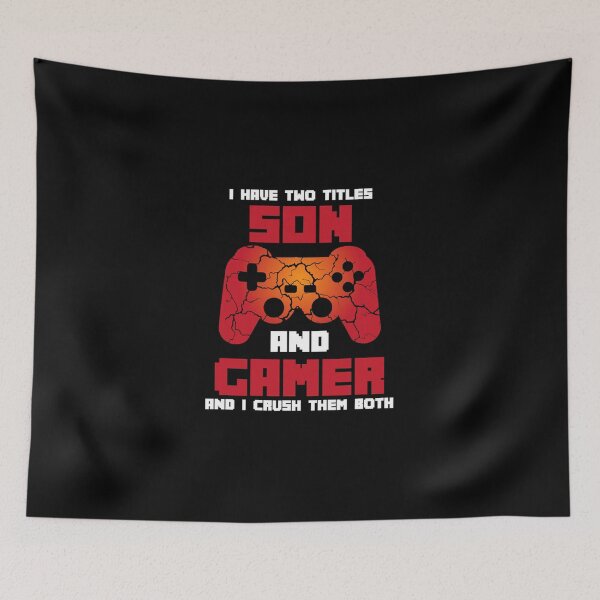 Item preview, I Have Two Titles Son Gamer I Crush Classic T-Shirt designed and sold by amberk1cira.