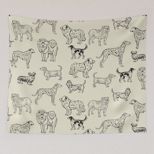 Item preview, Dogs breeds collection. Vintage style sketch designed and sold by Kudryashka.
