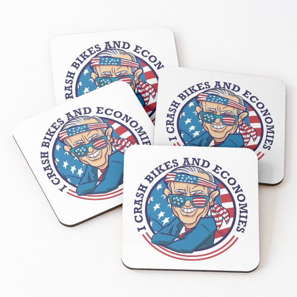 Item preview, Funny Biden Parody I Crash Bikes And Economies designed and sold by artado.