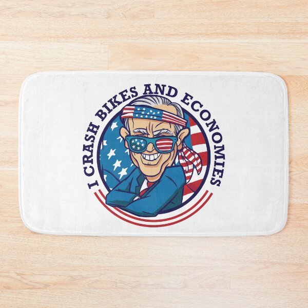 Item preview, Funny Biden Parody I Crash Bikes And Economies designed and sold by artado.