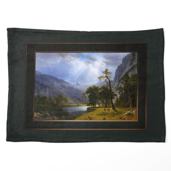 Mount Starr King, Yosemite by Albert Bierstadt Remastered Xzendor7 Classical Art Old Masters Reproductions Pet Blanket