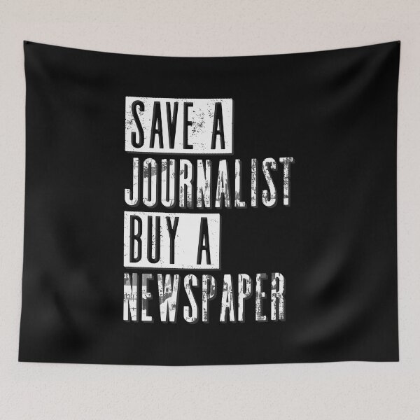 Aperçu de l'œuvre Journaliste Journalisme Sauvez un journaliste créée et vendue par ShopTheStyle.