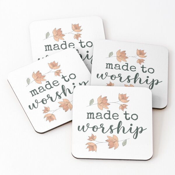 Artikelvorschau, Zur Anbetung gemacht – Bibelschrift – christliches Zitat – Gott preisen und anbeten – inspirierendes Boho-Blumenmuster entworfen und verkauft von Allwhopraisehim.