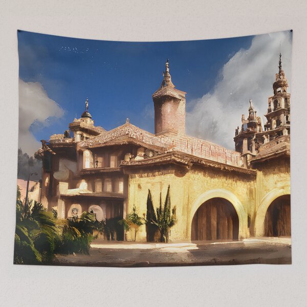 Item preview, casa estilo mexicano designed and sold by fizzribbit.