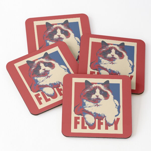 Item preview, Fluffy Cat Pop Art Style designed and sold by Luan Huynh.