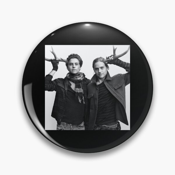 Item preview, Cole And Dylan Sprouse Throw Pillow designed and sold by kimmesajgreh.