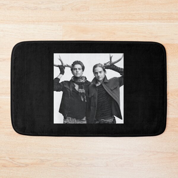 Item preview, Cole And Dylan Sprouse Throw Pillow designed and sold by kimmesajgreh.