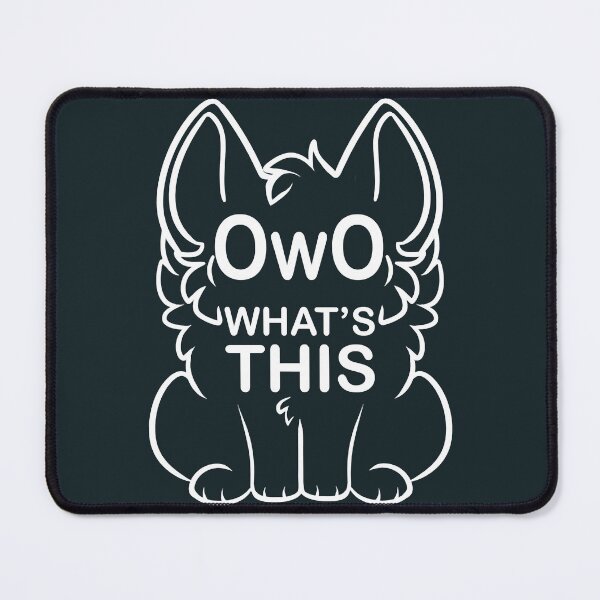 Item preview, OwO What_x27_s this - white text designed and sold by TheErrant.