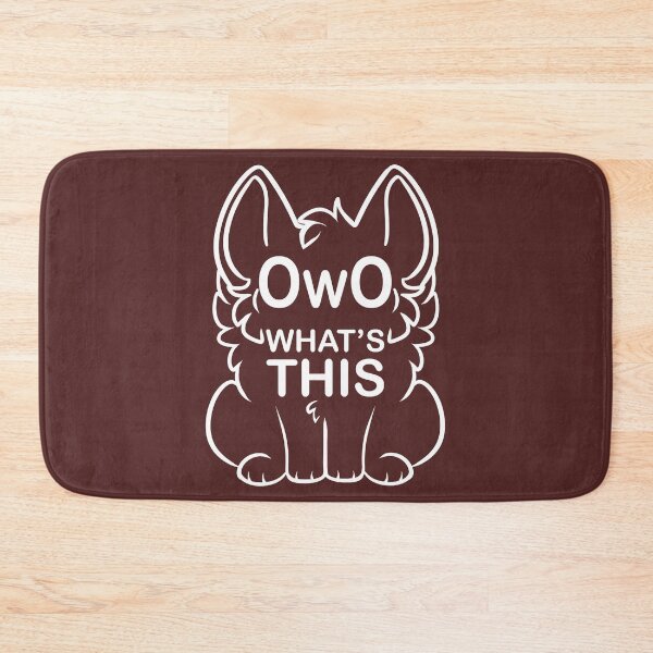 Item preview, OwO What_x27_s this - white text designed and sold by TheErrant.