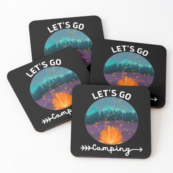 Item preview, Let's Go Camping - Bonfire - Summer - Friends & Family designed and sold by elvisg03.