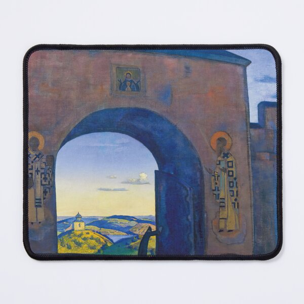 Item preview, Nicholas Roerich And We are Opening the Gates Landscape designed and sold by TeeARTHY.
