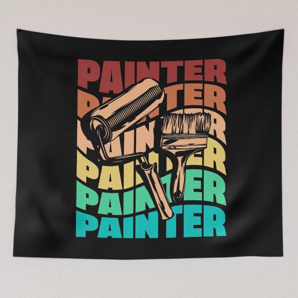 Item preview, Painter Painting Silhouette designed and sold by ShopTheStyle.