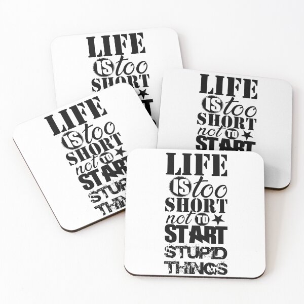 Item preview, Do not fear, for your life is short, go do something stupid! designed and sold by SerbaDigital.