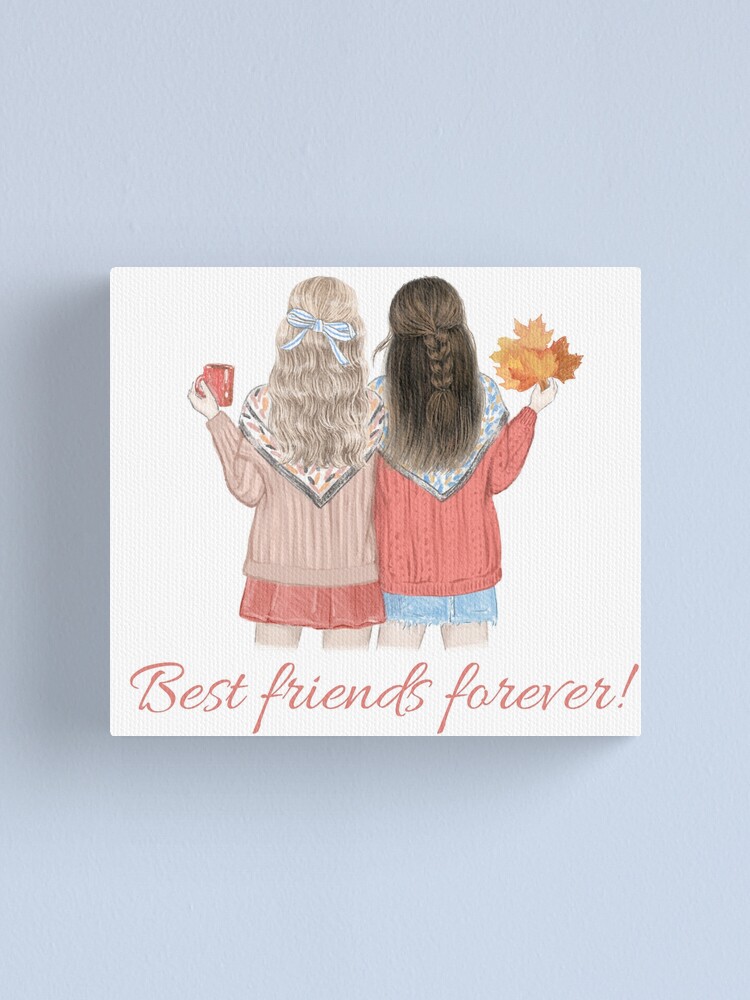 Best friends forever Canvas Print