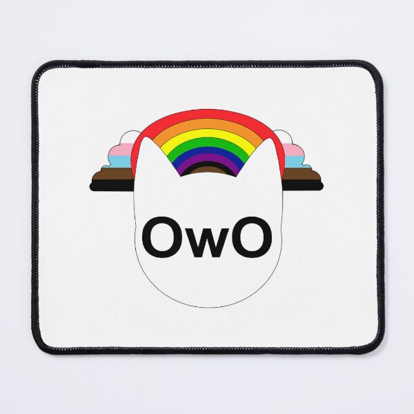Item preview, OwO Furry LGBTQAI Pride designed and sold by TheErrant.