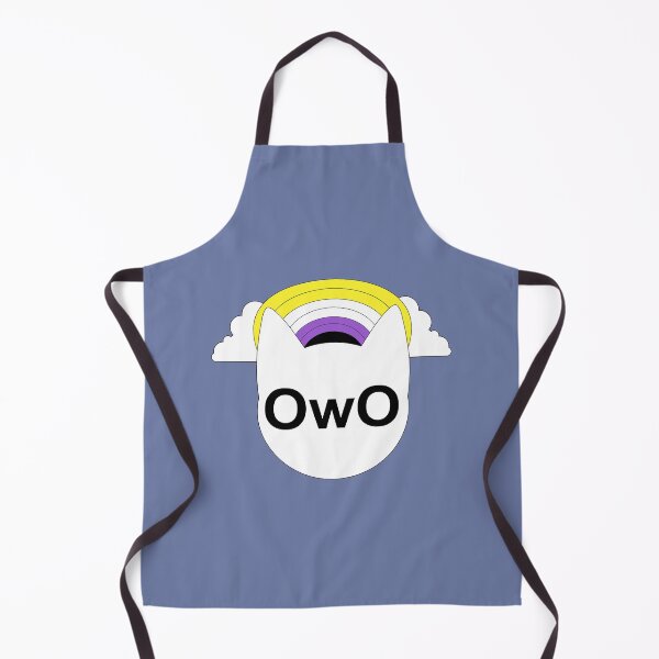 Item preview, Orgullo no binario peludo de OwO designed and sold by TheErrant.