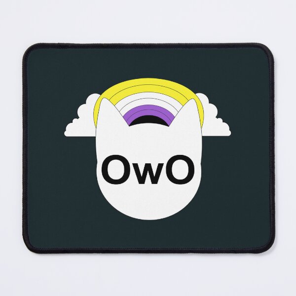 Item preview, OwO Furry Non Binary Pride designed and sold by TheErrant.