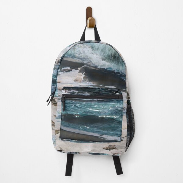 Item preview, Waves wash up on the Rocks designed and sold by McKeeverDesigns.