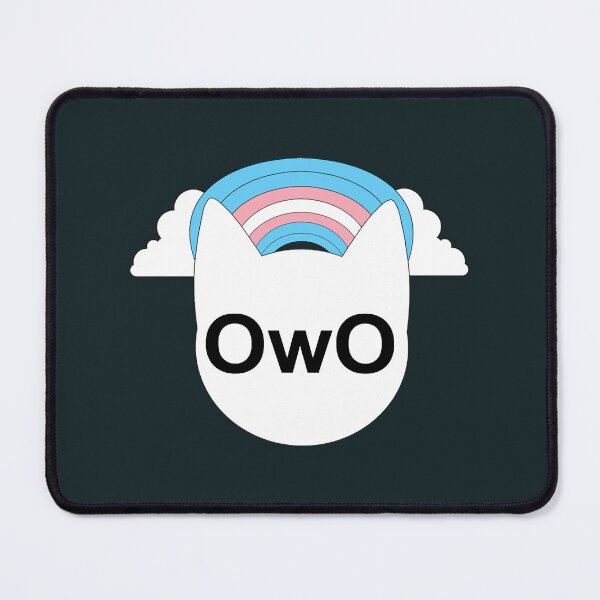 Item preview, OwO Furry Trans Pride designed and sold by TheErrant.