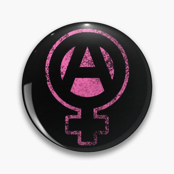 Artikelvorschau, Anarcha-feministisches Symbol--Schwarz & Pink-Antik entworfen und verkauft von SCHPiDAUU.