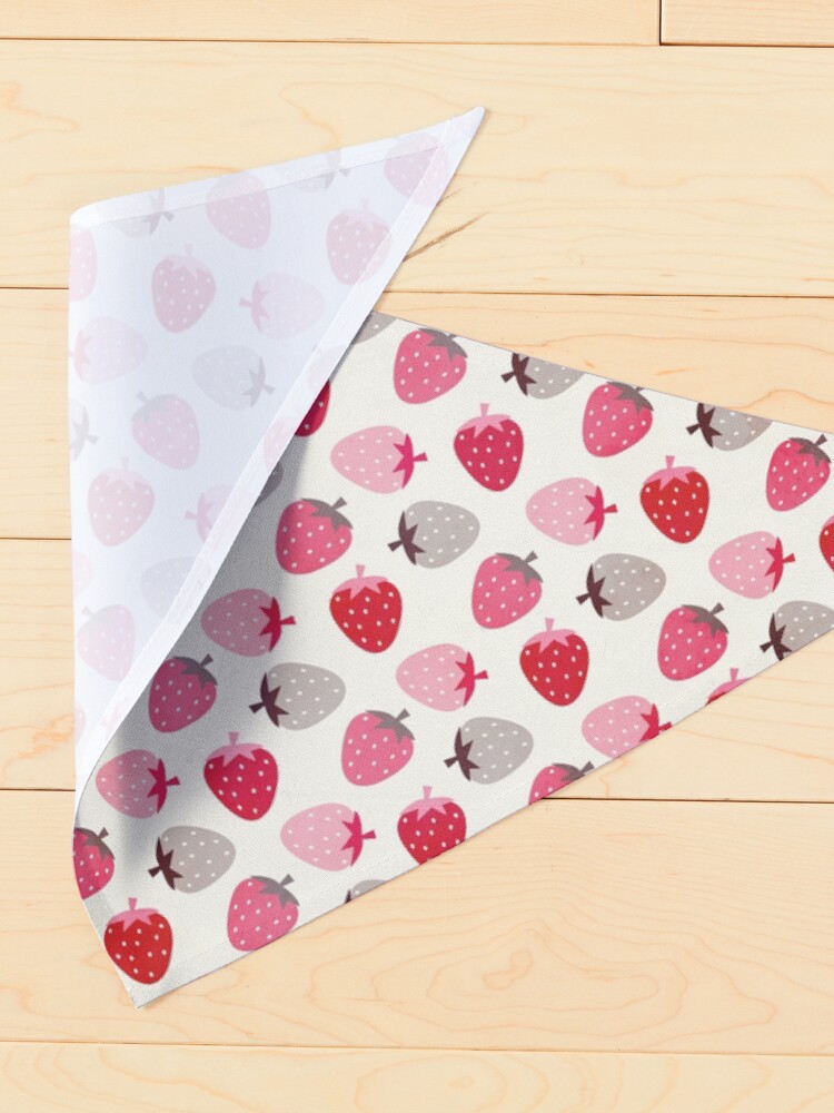 Thumbnail 4 of 6, Pet Bandana, Strawberry Fields designed and sold by daisy-beatrice.