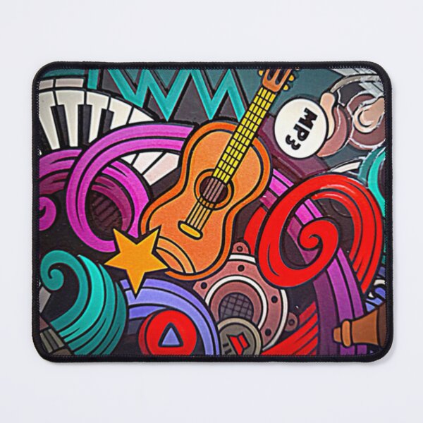 Item preview, Colorful design with musical instruments designed and sold by Vesna7791.