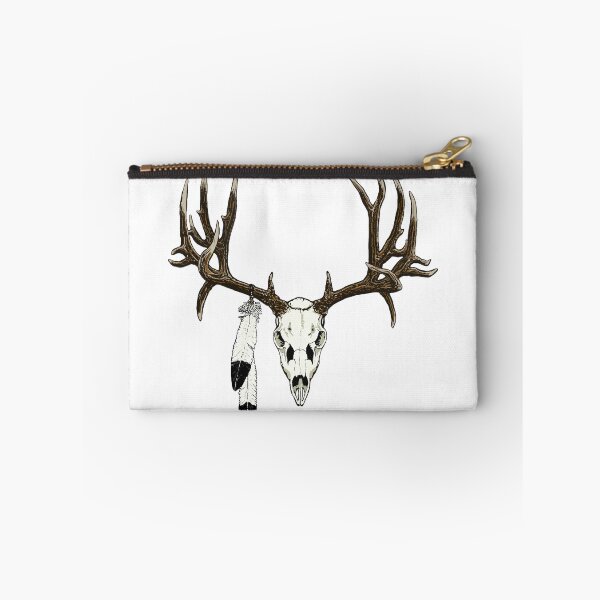 Item preview, Deer skull with eagle feather designed and sold by Saltypro.