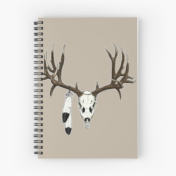 Item preview, Deer skull with eagle feather designed and sold by Saltypro.