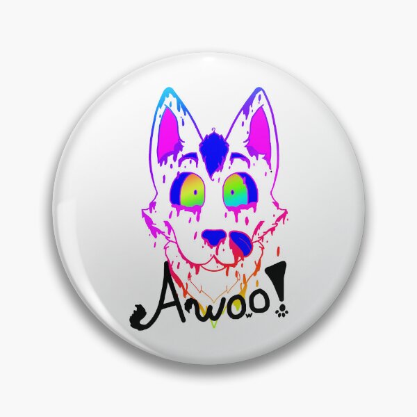 Item preview, Rainbow Furry Awoo  designed and sold by TheErrant.