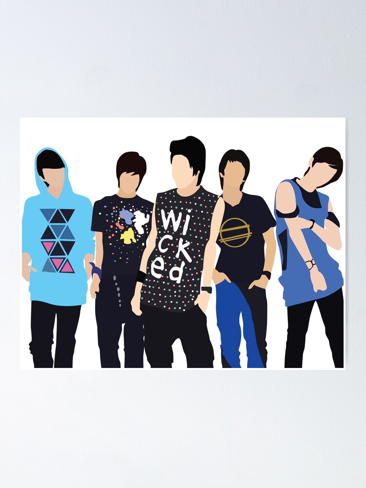 Shinee Replay Poster By Ariancansiss Redbubble